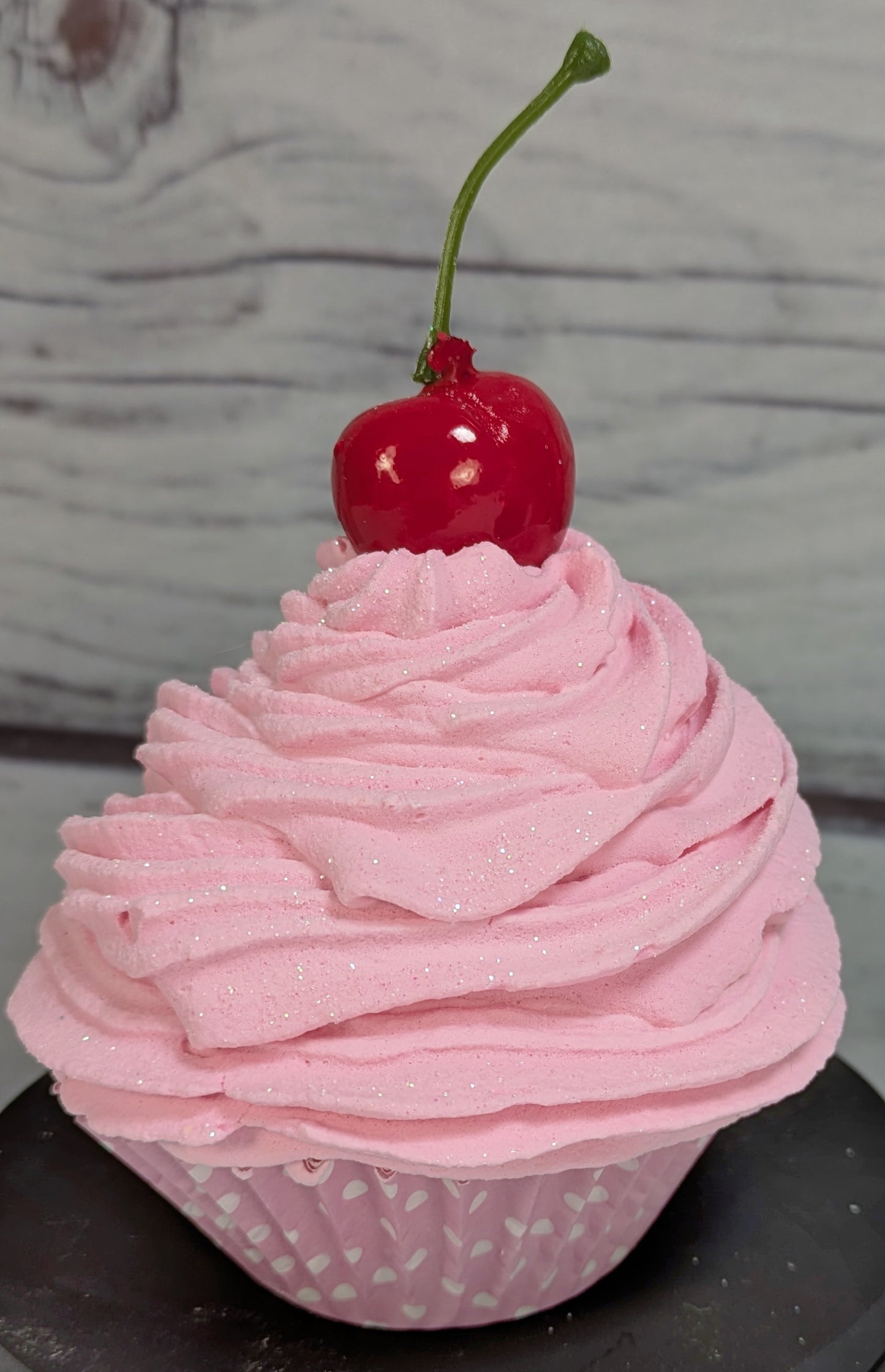 Faux Pink Cupcake