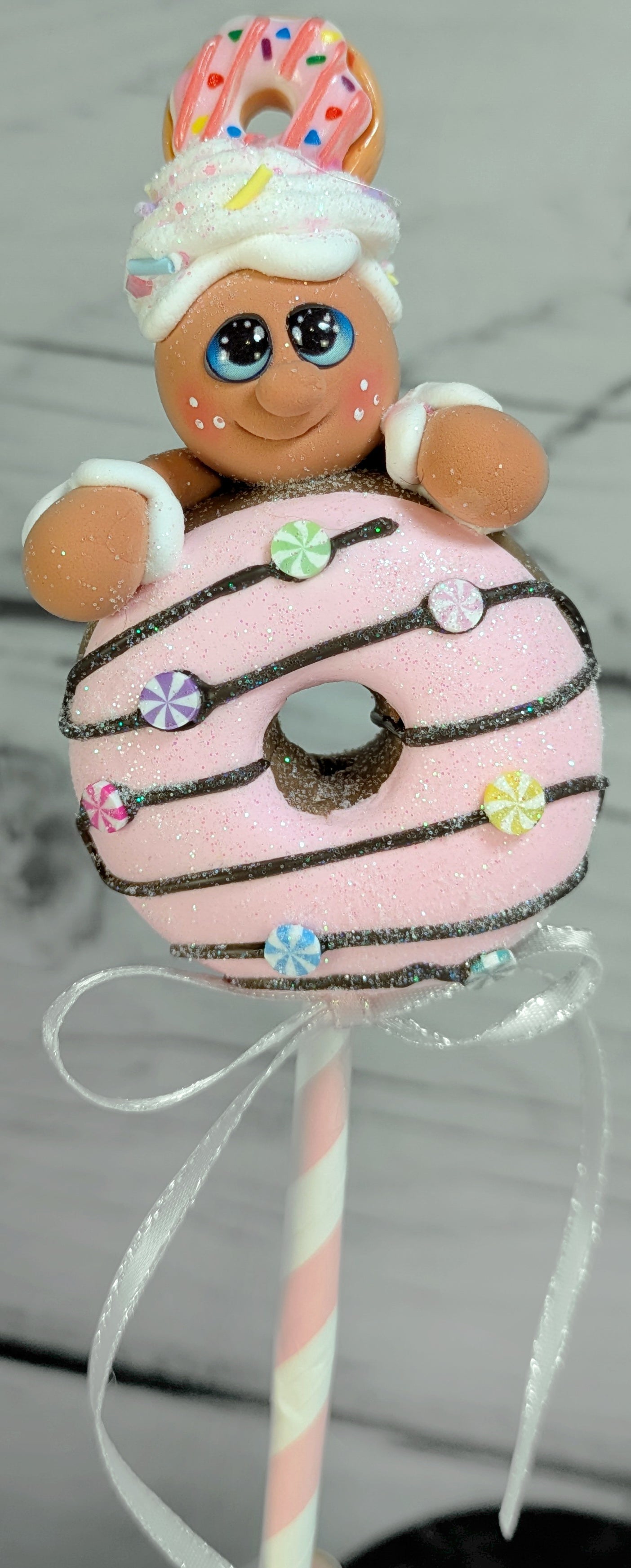 Gingerbread Donut Lollipop