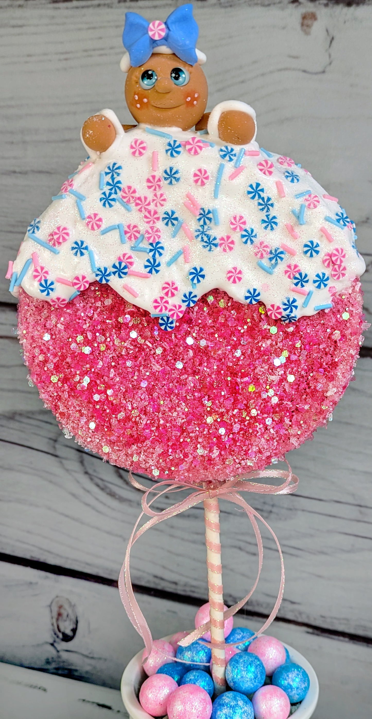 Gingerbread Pink Lollipop