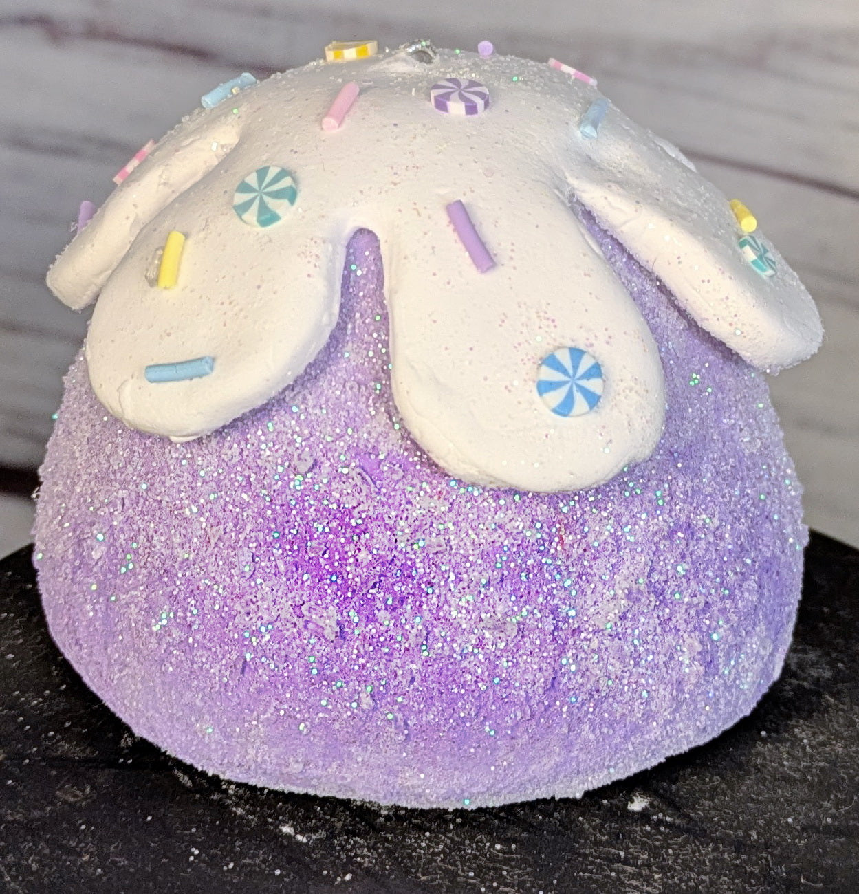 Purple Gum Drop Ornament