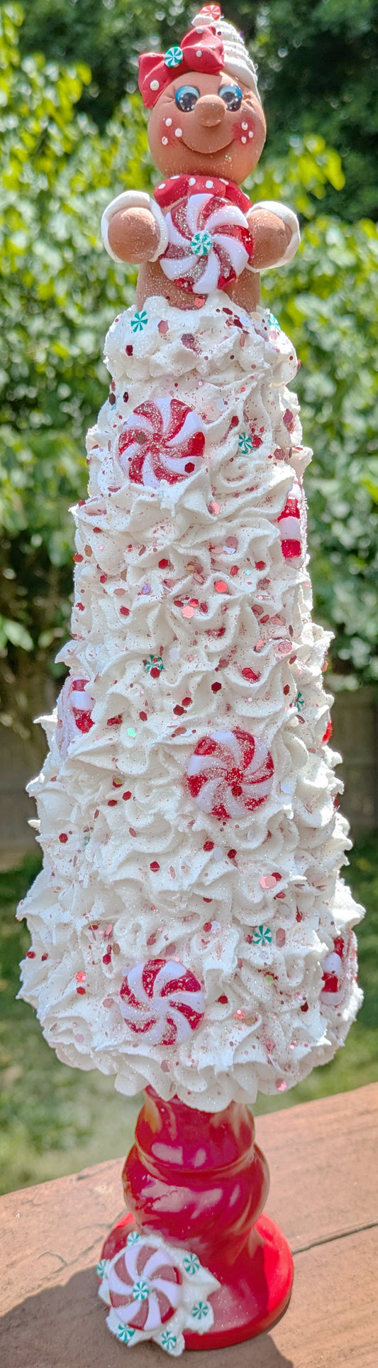 Peppermint Gingerbread Tree