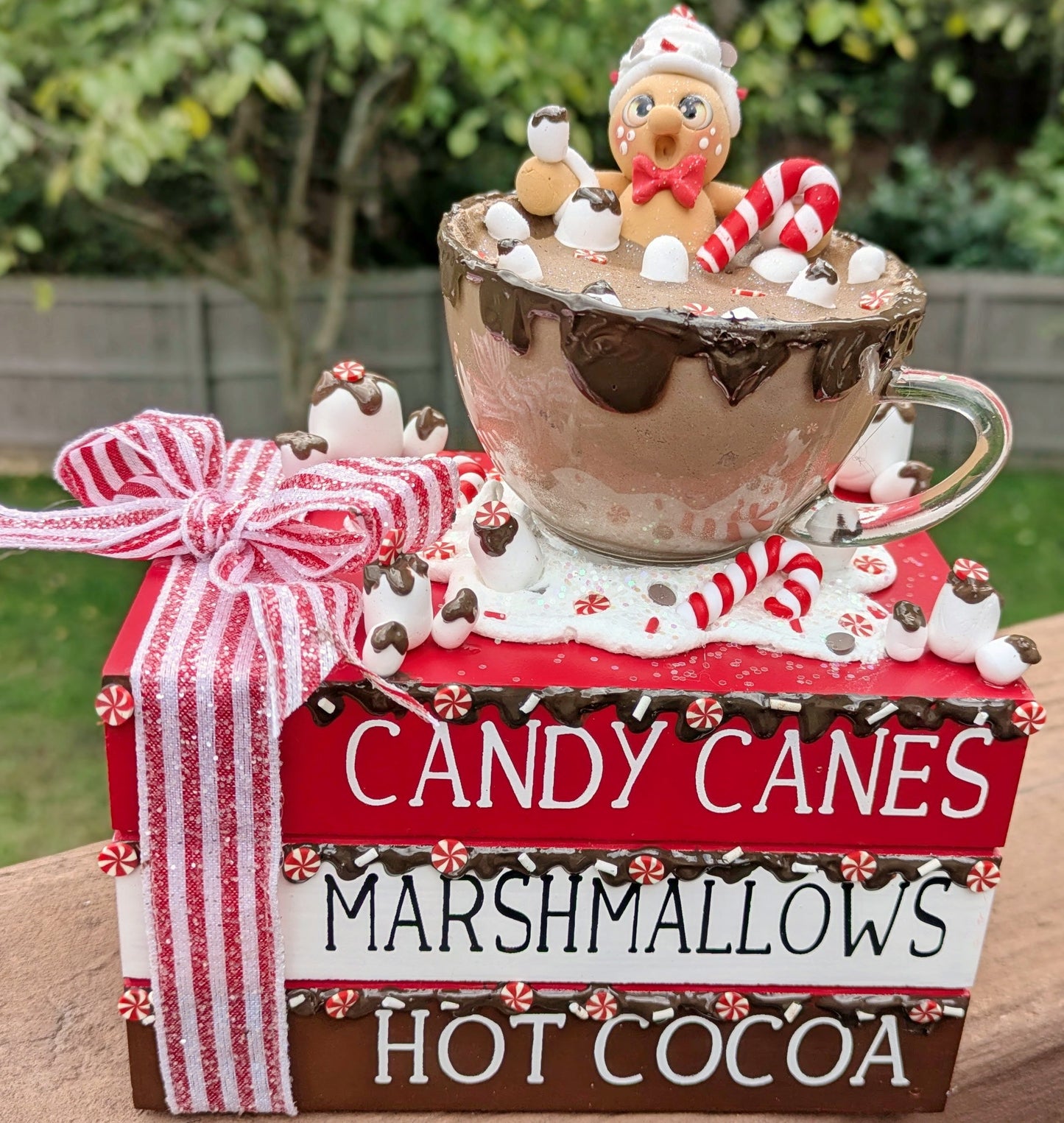 Hot Cocoa Book Stack With Hot Cocoa Mug