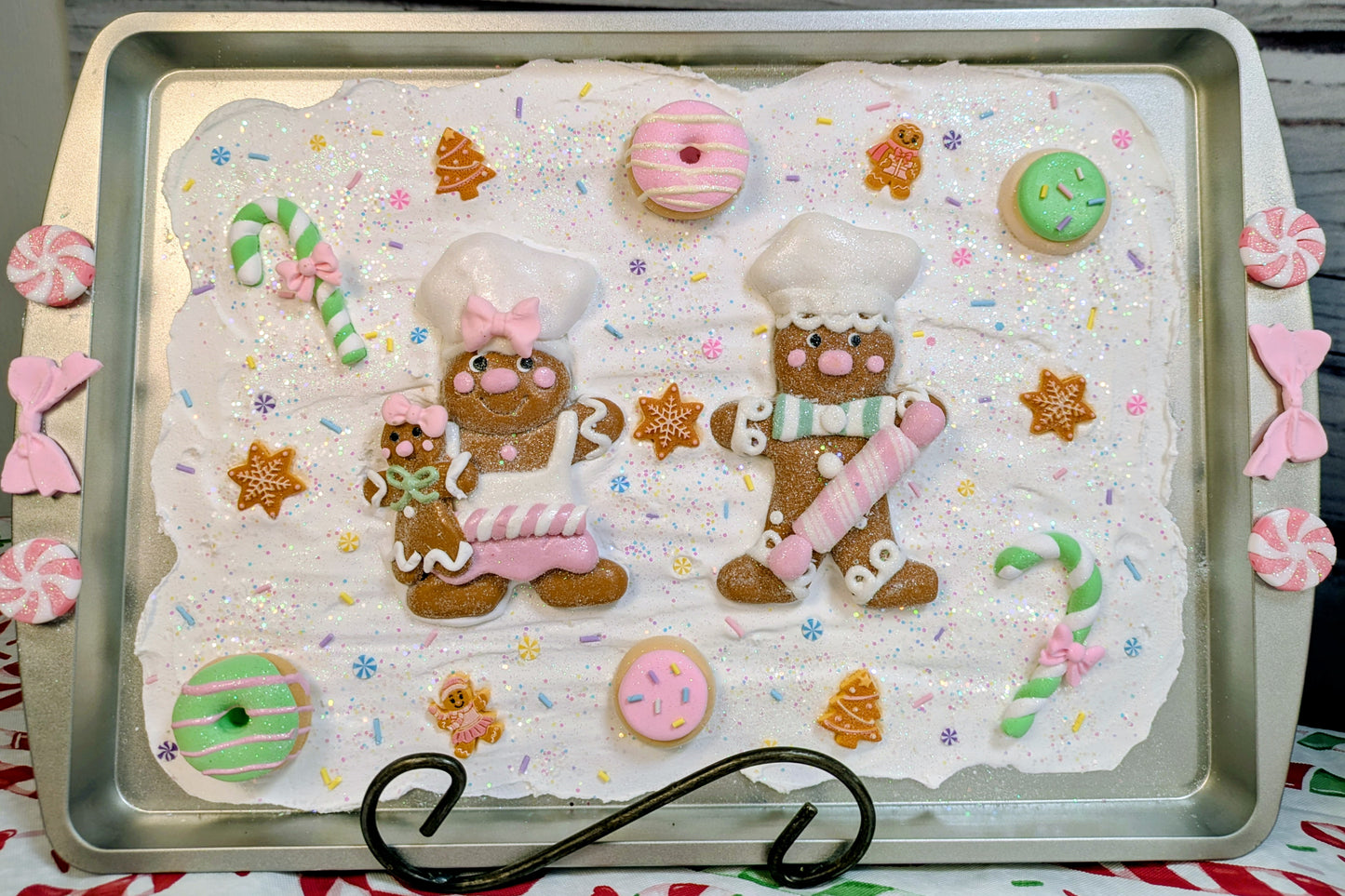 Pastel Gingerbread Cookie Sheet